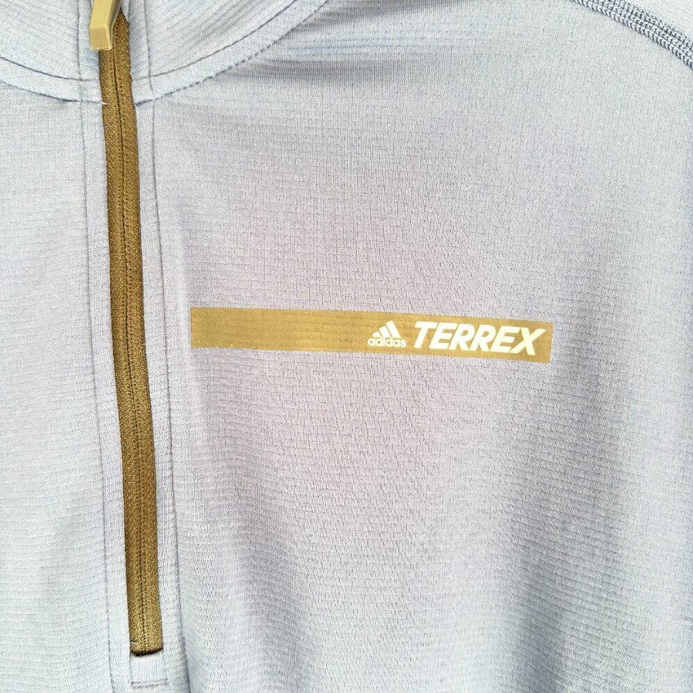 β°οΈ Adidas Terrex Climalite Quarter-Zip Pullover β Size L - Picture 2 of 5